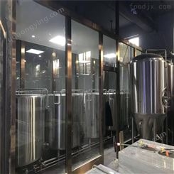 烟台1000升自酿啤酒设备 酿酒机械