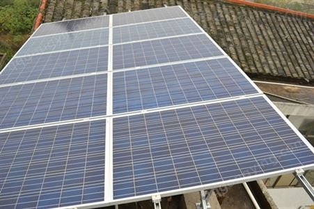 弘太阳光伏能源郑州6kW家庭户用太阳能并网发电系统