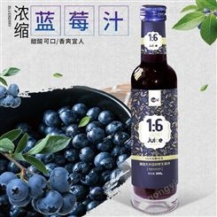 花青健牌冲调果汁饮料 300g12瓶蓝莓汁 瓶装整箱销售
