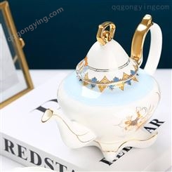 景德镇陶瓷欧式咖啡具套装 家用下午茶花茶杯碟组合套装