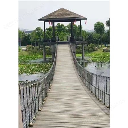 美亚景观能源 景观木桥 吊桥索桥 造型美观 防腐耐用 使用时间长