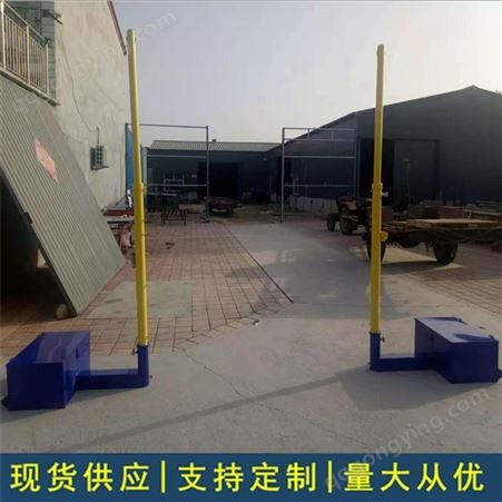 泰昌供应 升降气排球柱羽毛球柱网球柱 便携式羽排网多用柱厂家
