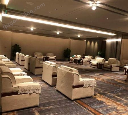会议活动沙发租赁 华熠白色红色布艺单人沙发墩
