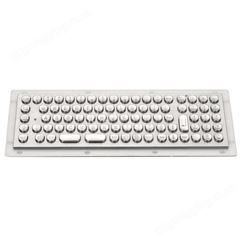 厂家金属按键根据手指形状设计的U形按键不锈钢工控机键盘KY-PC-U