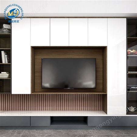 美诚美家个性化定制全铝环保多功能电视柜客厅易清洁储物柜