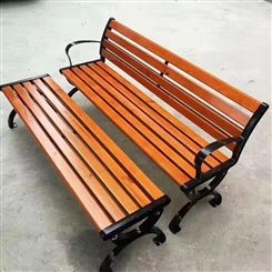 户外防腐木座椅 园林靠背公园椅 公园小区休息坐凳 质量优良