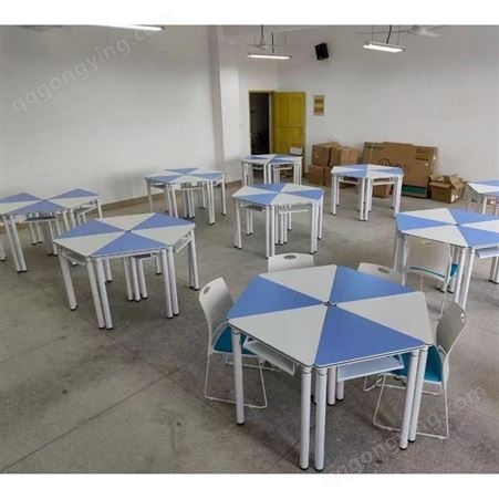 学习室多人学习桌 3600*800*750mm 会议室办公洽谈桌 可定制尺寸