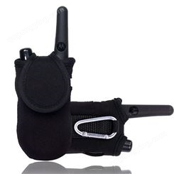 适用Motorola对讲机套 软面腰挂MH230R对讲机布套 对讲机保护套定制