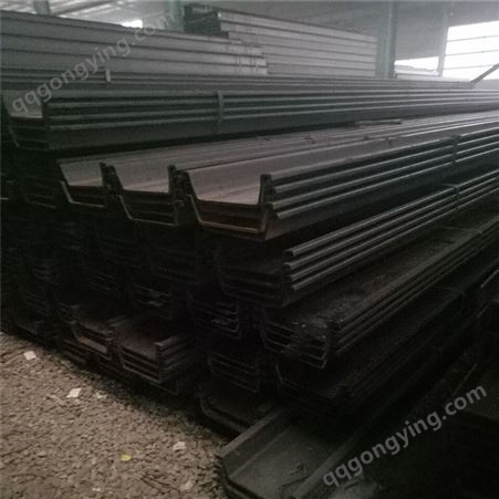 国洋钢材型材U型钢板桩 Q235拉伸国标建筑工地用热轧可定制