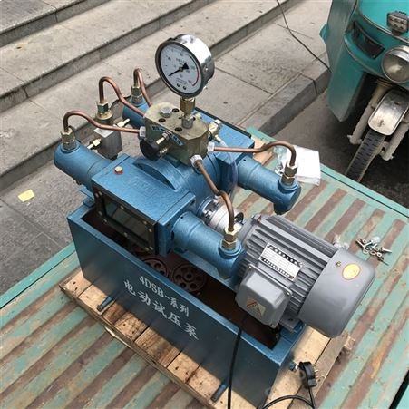 4DSB压力自控电动试压泵 活塞式测压泵 容器锅炉压力打压泵