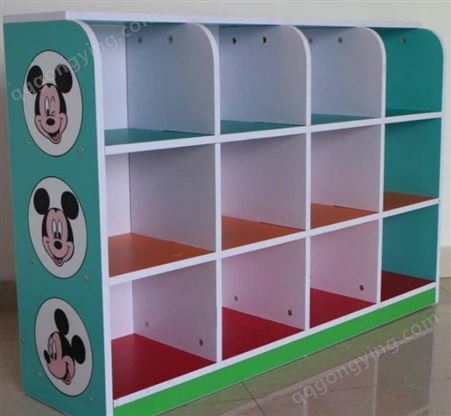 广西幼儿园实木防火板柜子 儿童家具游乐设施