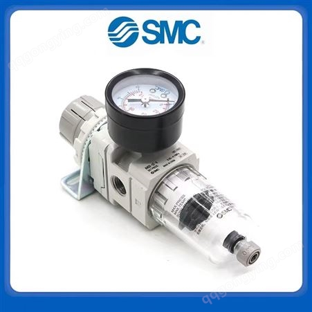SMC过滤器气源处理器气动二联三联件AC4000-04自动排水油水分离器