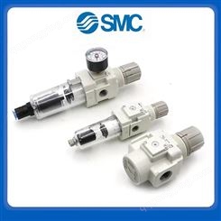 SMC过滤器气源处理器气动二联三联件AC4000-04自动排水油水分离器