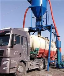 大型粉煤灰输送设备 水泥粉料罐车负压气力装车机 自动上料机