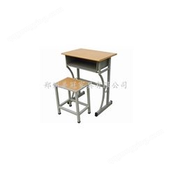 双人课桌椅 洛阳固定课桌凳 公司—美冠家具