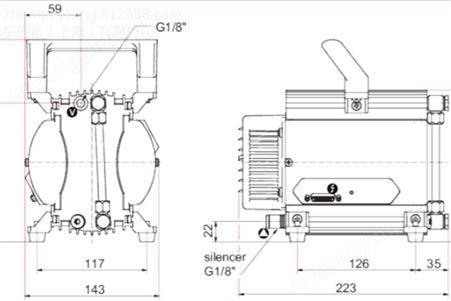  德国普发MVP030-3 DC隔膜泵真空泵