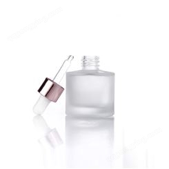 厂家供应  圆形玻璃精油瓶 30ml 50ml胶头滴管瓶  化妆品分装瓶  支持定制