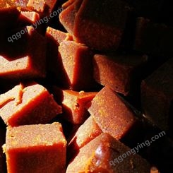 云南纯手工古法制作纯红糖甘蔗熬制老红糖黑糖块
