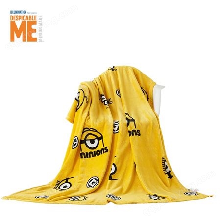 ME-FMT503神偷奶爸时尚多功能绒毯办公空调被夏季赠品办公礼品定制
