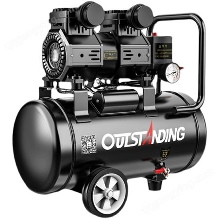 奥突斯气泵无油空压机小型220v木工装修高压打气泵空气压缩机