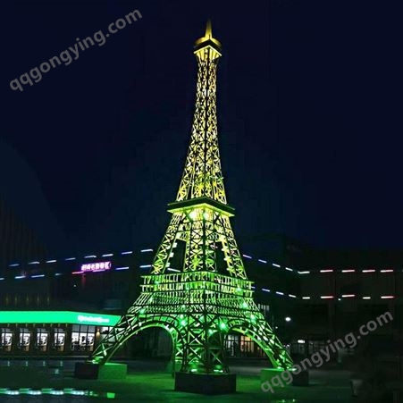 鑫振_网红拍照景观造型_定做10米高大型景观巴黎埃菲尔铁塔