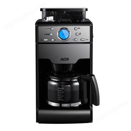ACA/北美电器 AC-MC130咖啡机家用办公小型全自动研磨一体智能