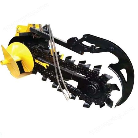 多功能链条开沟机 履带式柴油驱动微耕机 操作简单