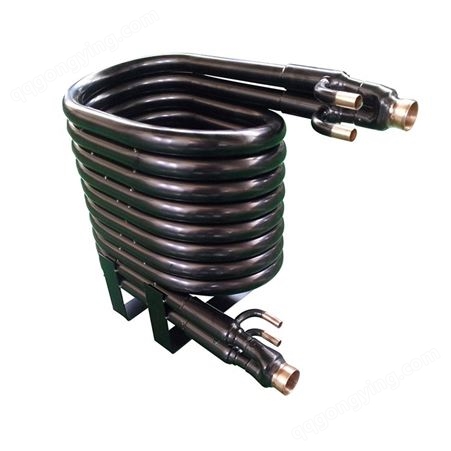 建春/朗格汉 紫铜内管同轴套管换热器 空气源热泵冷凝蒸发经济器