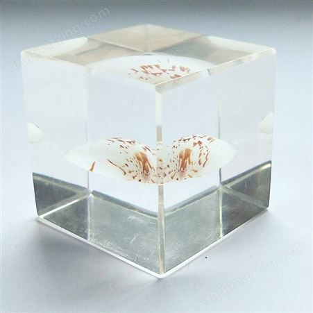 水晶方体镇尺方块长方形正方形定 制水晶玻璃底座可内雕刻字logo