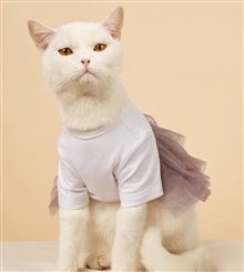 猫咪衣服布偶狗幼狗婚纱小狗夏季裙子仙女薄款可爱猫猫宠物公主裙