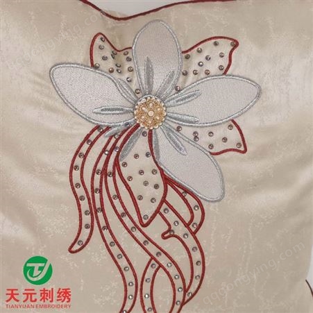 新中式抱枕刺绣靠包腰枕古典红木沙发靠垫套床头靠背靠枕含芯