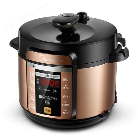美的(Midea) MY-CS5018P 电压力锅 大容量智能高压锅 家用多功能饭煲煲汤