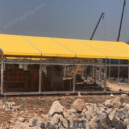 移动式防尘棚生产制造篷房仓储篷房装配式蓬房组装式结构