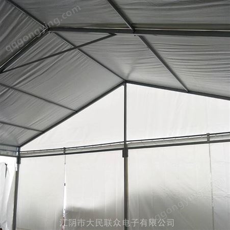 工业车间篷房临时仓库帐篷大型蓬房可安装空调暖气