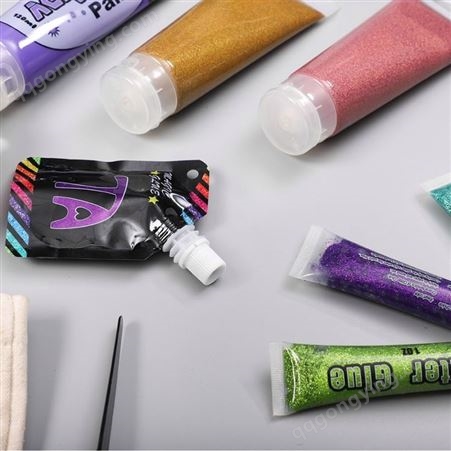 长利出品Glitter Glue Paint 多种水彩颜料颜色可定制