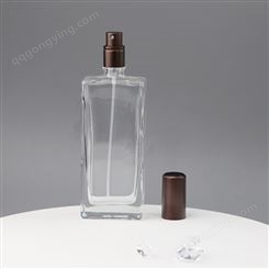 长方形香水分装喷雾瓶50ml 厚底玻璃香水瓶空瓶