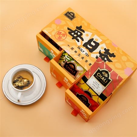 CHALI茶里品牌21包茶袋泡茶礼盒装可定制酒店公司logo