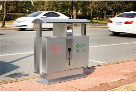 定做不锈钢户外分类垃圾桶  北京批发不锈钢户外垃圾箱