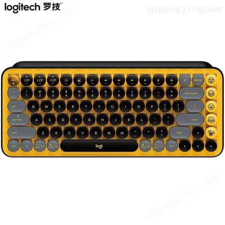 Logitech/罗技PoP keys泡泡无线蓝牙机械键盘 办公游戏个性发光女性