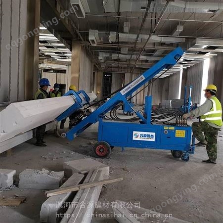 云南昆明液压隔墙板安装机器 人性设计省工时 漯河合源大量供应