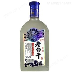 玄武门方瓶磨砂瓶老白干半斤250ml52度清香型白酒低价光瓶酒厂家